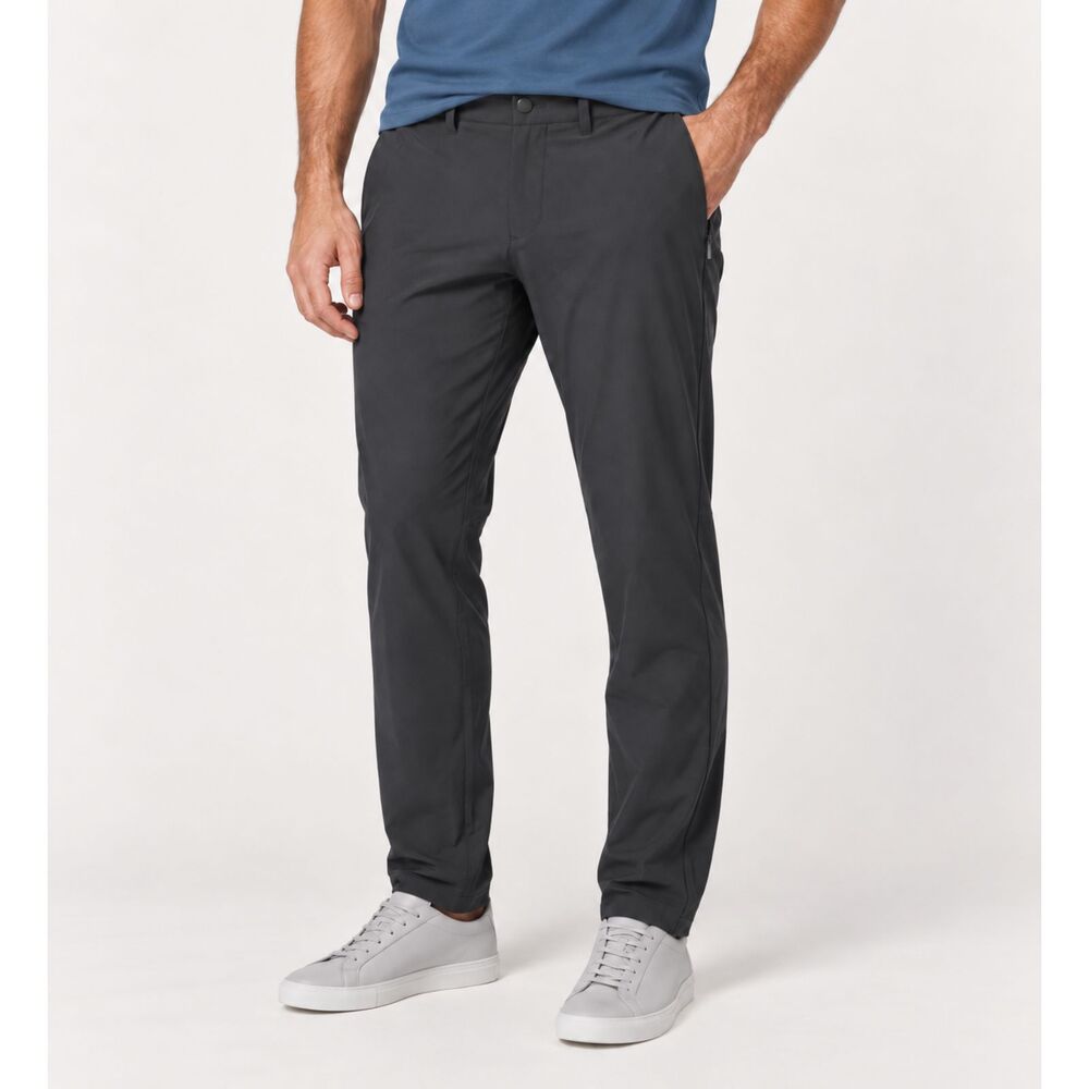 Lululemon Commission Pant Slim Men's 28 Obsidian Gray Warpstreme Golf Techwear